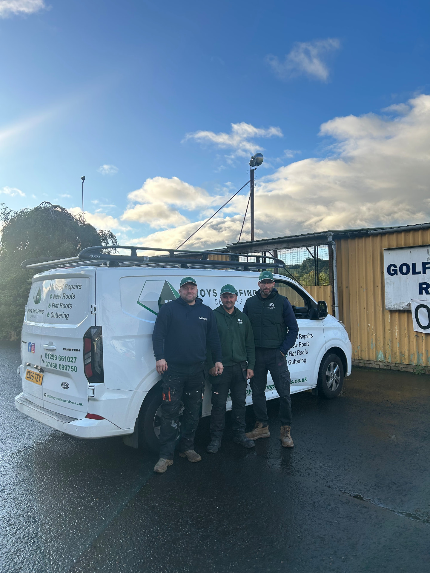 The Moys Roofing Services team